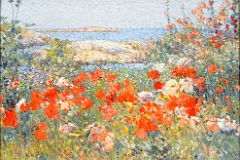 769 Celia Thaxter-s Garden, Isles of Shoals, Maine - Childe Hassam 1890 - American Wing New York Metropolitan Museum of Art